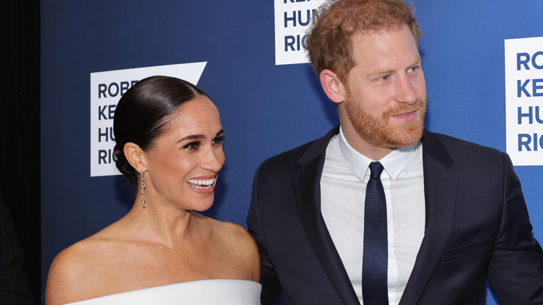 Meghan Markle and Prince Harry smiling