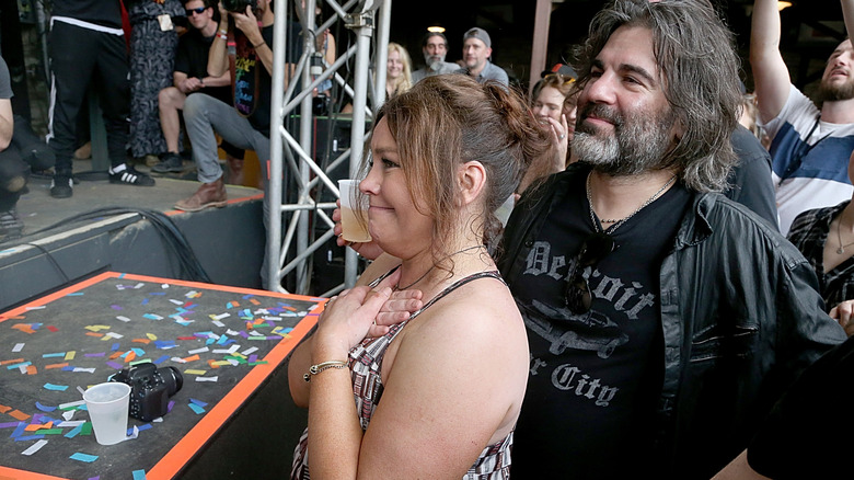 Rachael Ray and John Cusimano at a concert