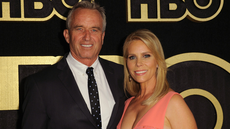 Cheryl Hines and RFK Jr. smiling