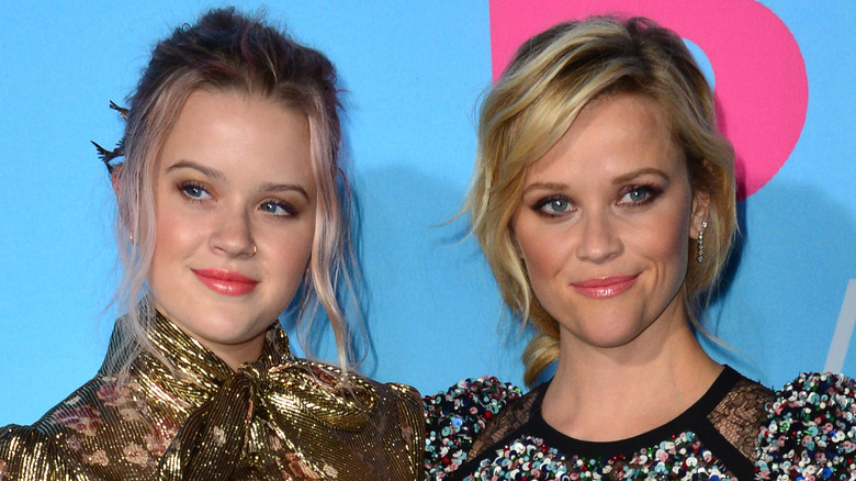 Ava Phillippe posing for a picture with her mom, Reese Witherspoon