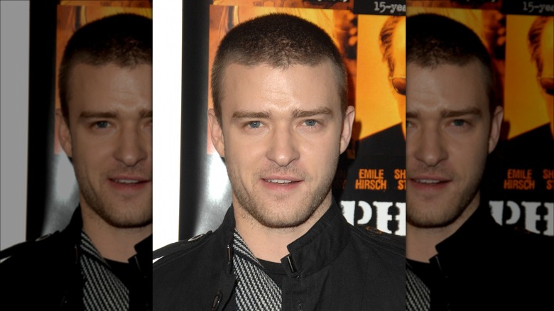 Justin Timberlake smizing