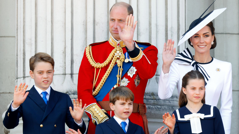 Prince William, Kate Middleton and their children