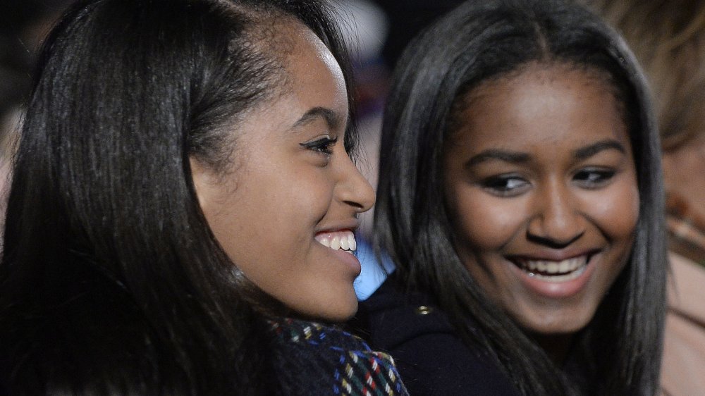 Sasha and Malia  Obama