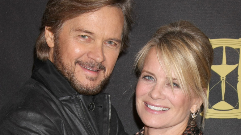 Mary Beth Evans and Stephen Nichols at an event. 