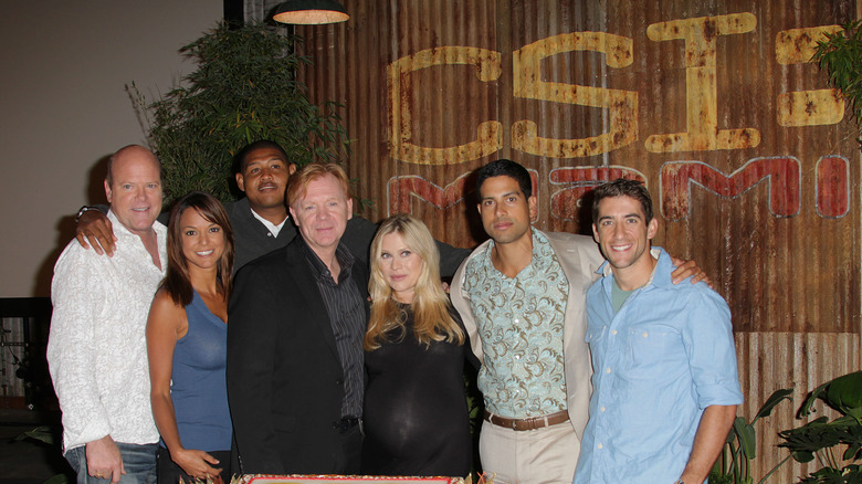 Rex Linn and cast of CSI: Miami