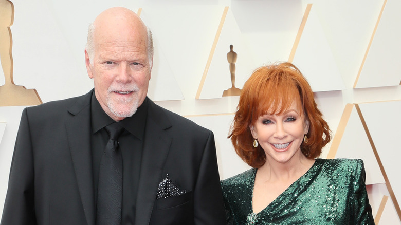 Rex Linn and Reba McEntire at the Oscars