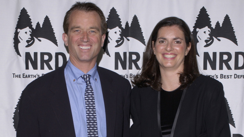 RFK Jr. and Mary Richardson smiling for the cameras