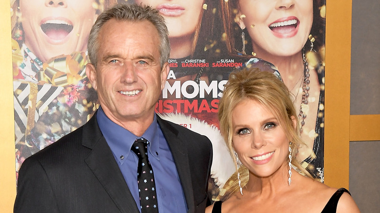 Cheryl Hines and RFK Jr. smiling