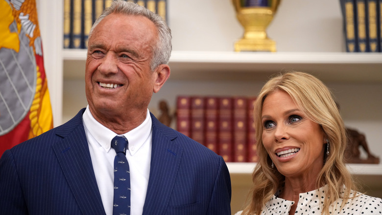 RFK Jr. and Cheryl Hines in the Oval Office