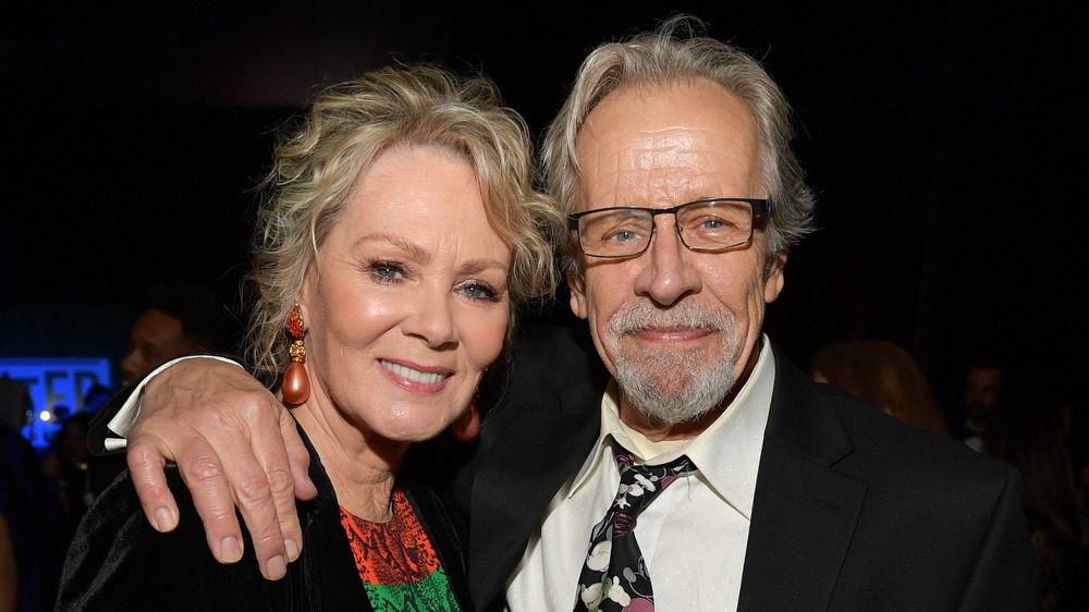 Richard Gilliland and wife Jean Smart pose together