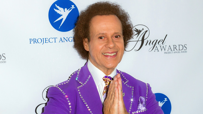 Richard Simmons on the red carpet