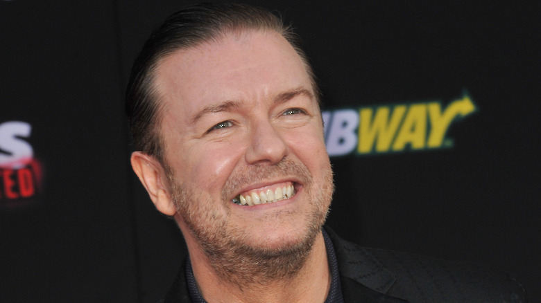 Ricky Gervais smiling 