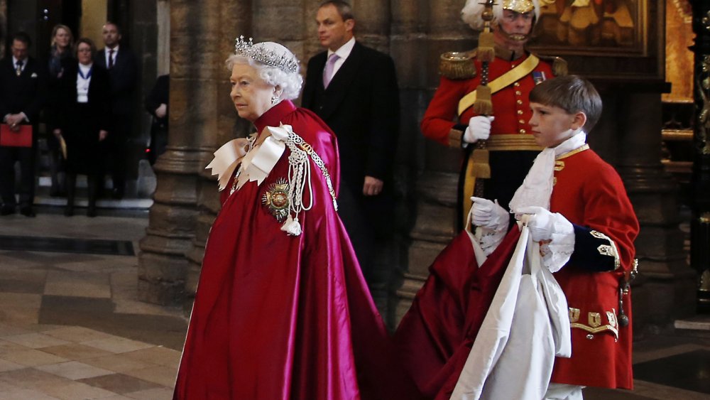 Page of Honour with Queen Elizabeth II