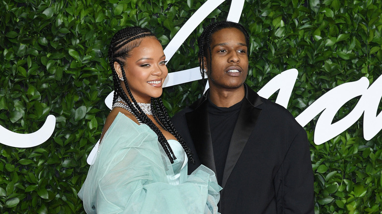 rihanna and asap rocky at BFA's