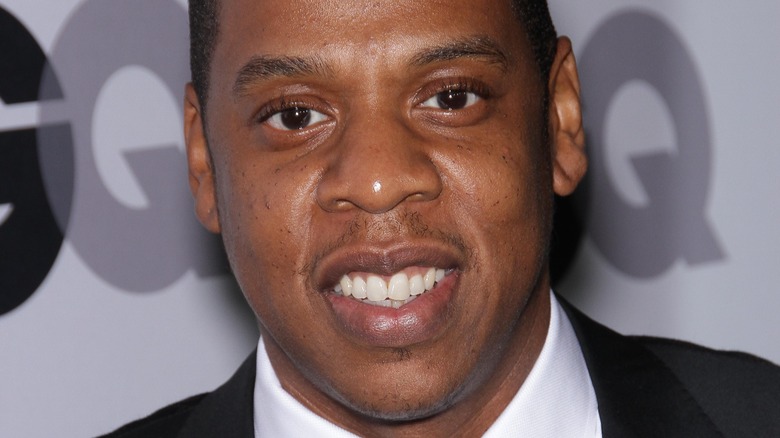 Jay-Z smiling at an event