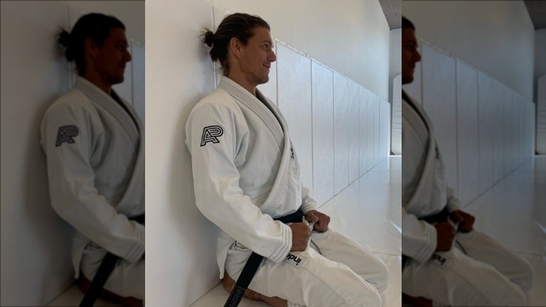 Ben Smith-Petersen with black belt