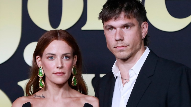 Riley Keough and Ben Smith-Petersen at premiere