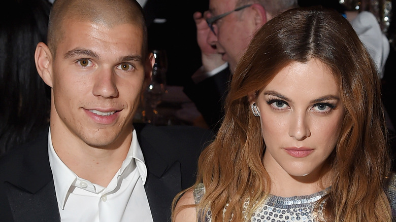 Ben Smith-Petersen and Riley Keough at ball