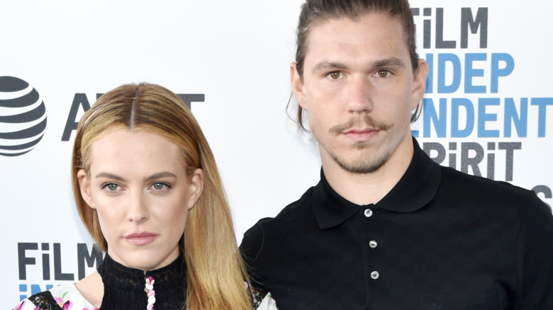 Riley Keough and Ben Smith-Petersen at event