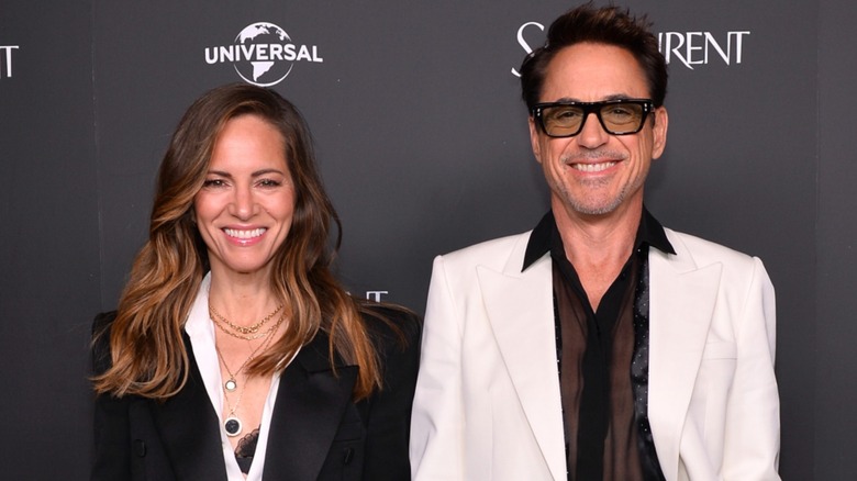 Susan Downey and Robert Downey Jr. smiling