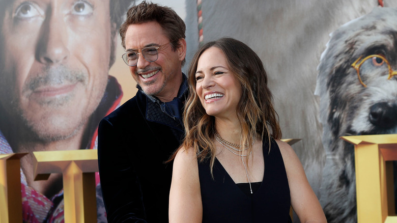 Robert Downey Jr. and Susan Downey at red carpet event