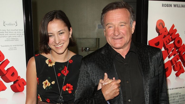 Zelda Williams and her dad Robin Williams