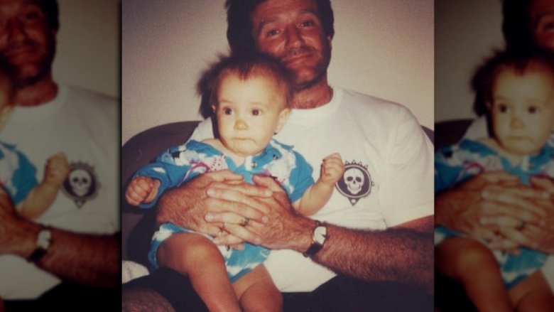 Zelda Williams and her dad Robin Williams