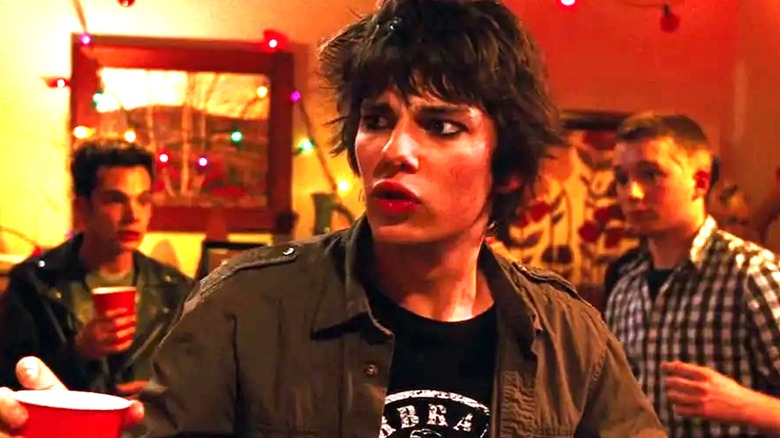 Devon Bostick wearing eyeliner