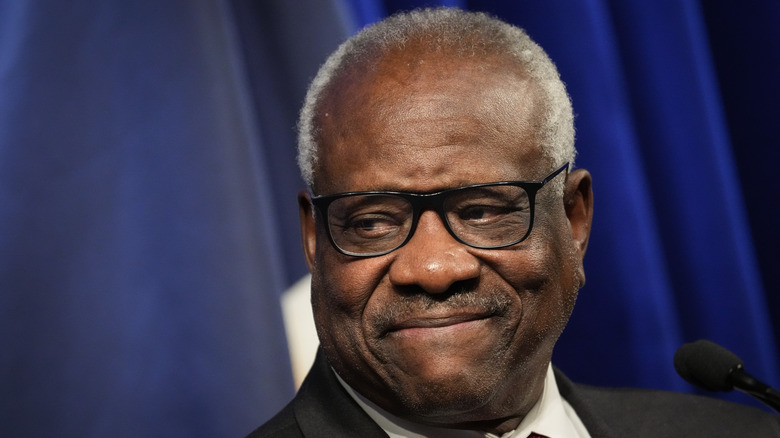 Clarence Thomas smiling 