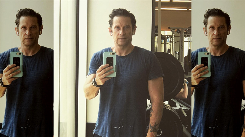 General Hospital's Roger Howarth at the gym