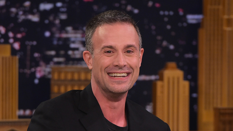 Freddie Prinze Jr. smiling on "Tonight Show"