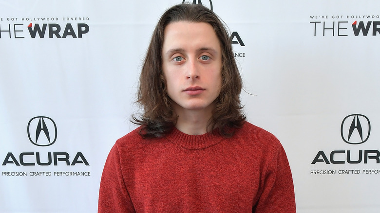 Rory Culkin posing at event