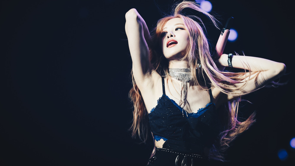 Rosé from Blackpink on stage