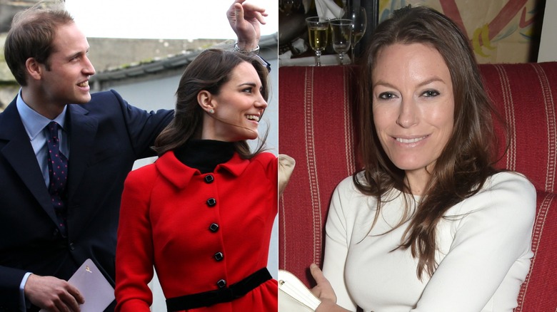 Prince William, Kate Middleton, Jecca Craig smiling