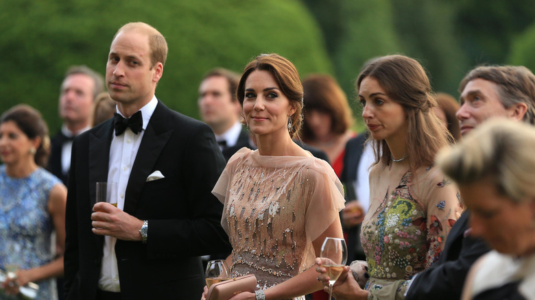 Kate Middleton, Rose Hanbury, and Prince William at an event 