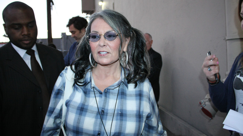 Roseanne Barr walking