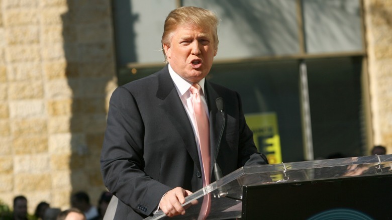 Donald Trump speaking in mid-2000s