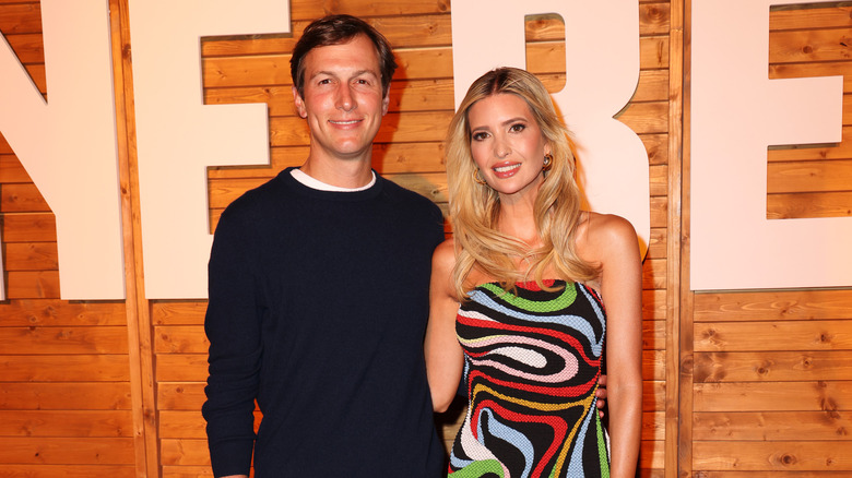 Jared Kushner and Ivanka Trump standing together