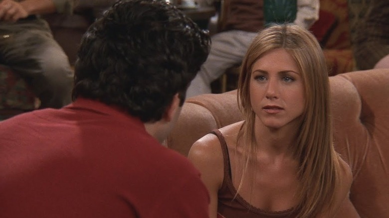 Ross and Rachel talking