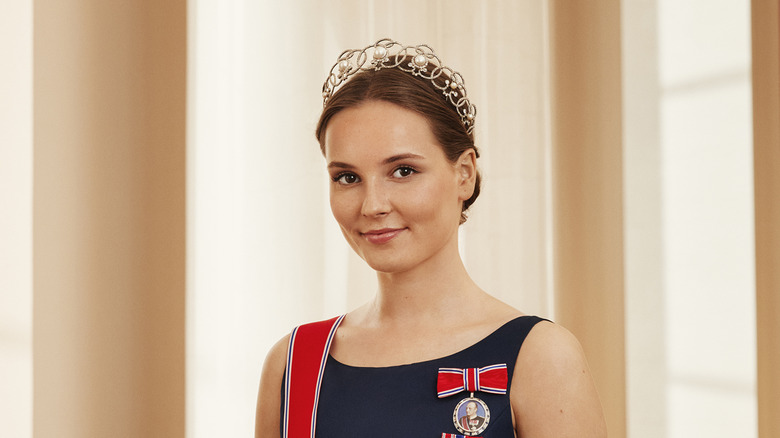 Princess Ingrid Alexandra wearing tiara 