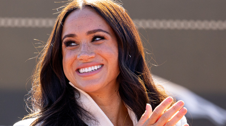 Meghan Markle smiling