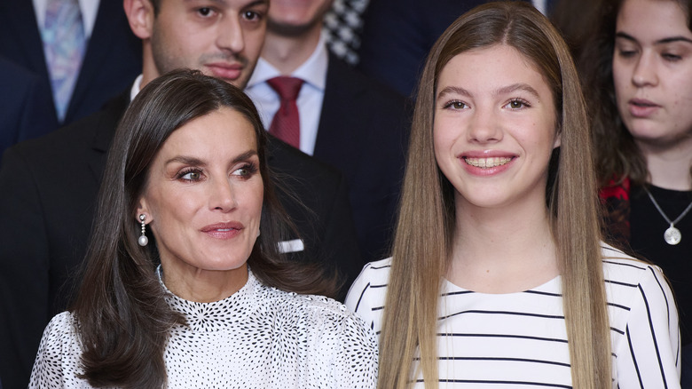 Queen Letizia with Infanta Sofía