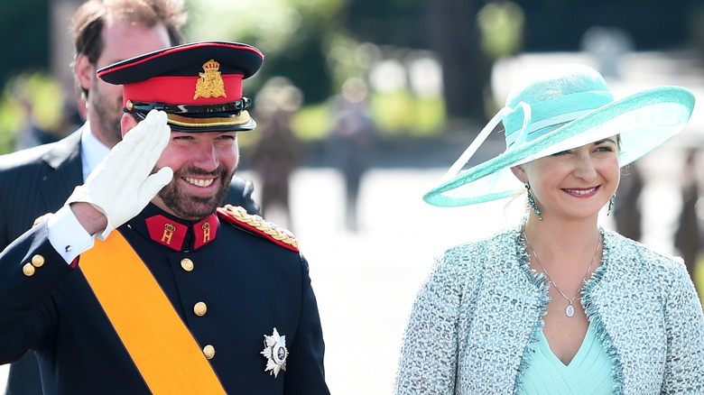 Crown Prince Guillaume and Princess Stéphanie