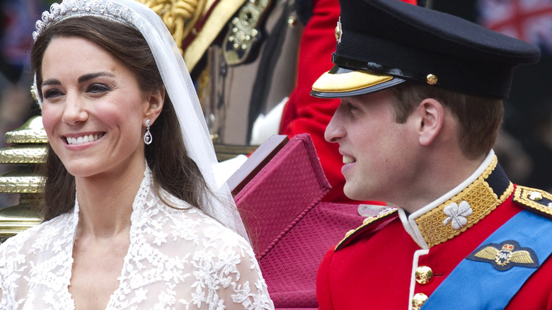 Kate Middleton and Prince William smiling