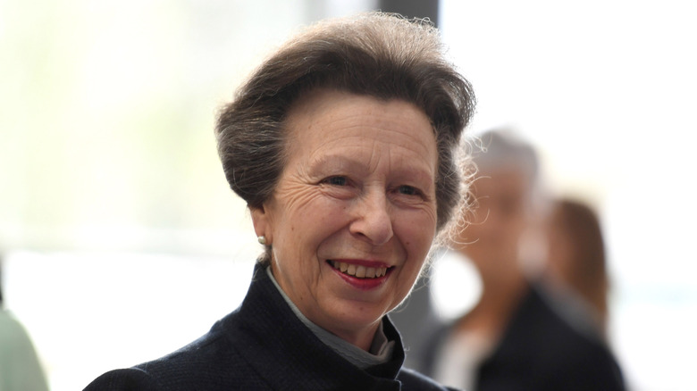 Princess Anne smiling