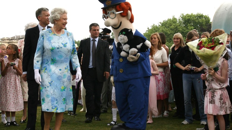 Queen Elizabeth II at a Buckingham Garden Party