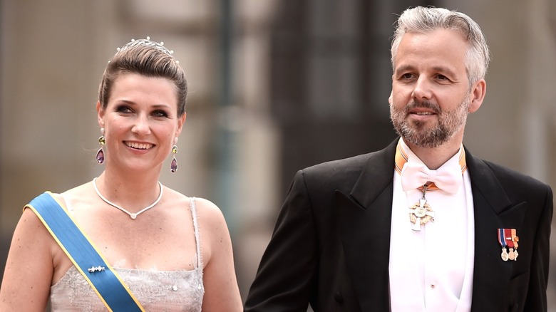 Princess Martha Louise and Ari Behn at event