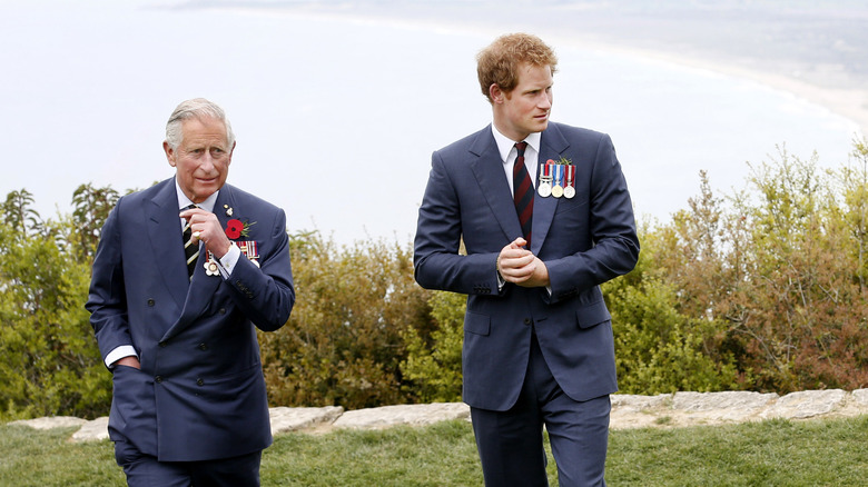 Prince Charles and Prince Harry