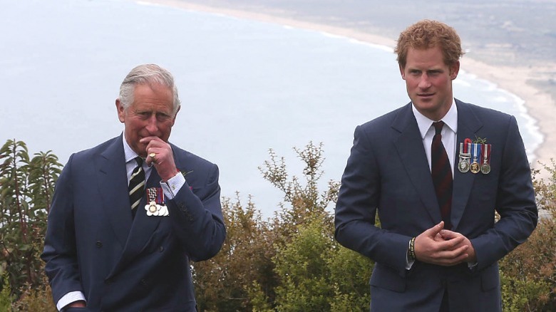 King Charles and Prince Harry