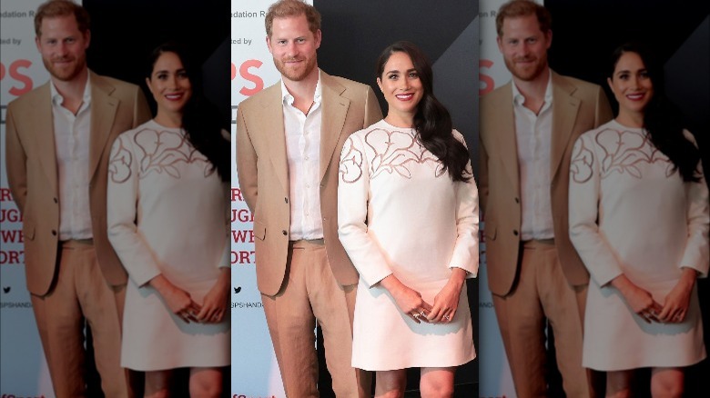 Meghan and Harry in 2020